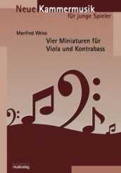 Manfred Weiss, Vier Miniaturen für Viola und Kontrabass 